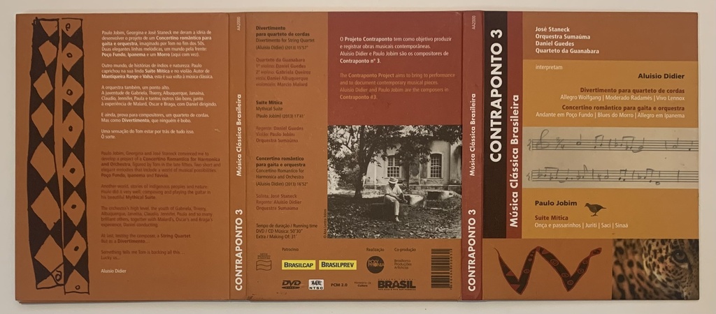 Paulo Jobim/Aluisio Didier - Contraponto 3 (CD/DVD usado)