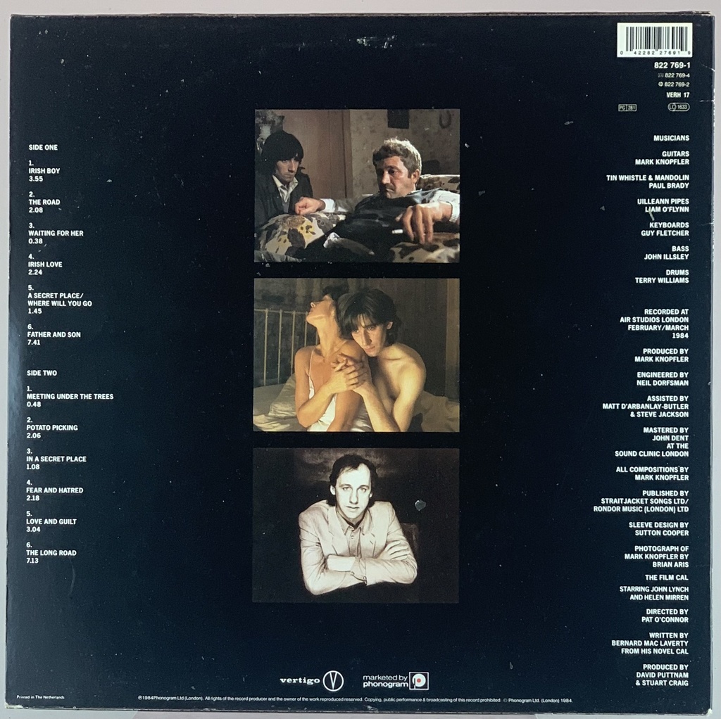 Mark Knopfler – Music By Mark Knopfler From The Film Cal (LP usado)