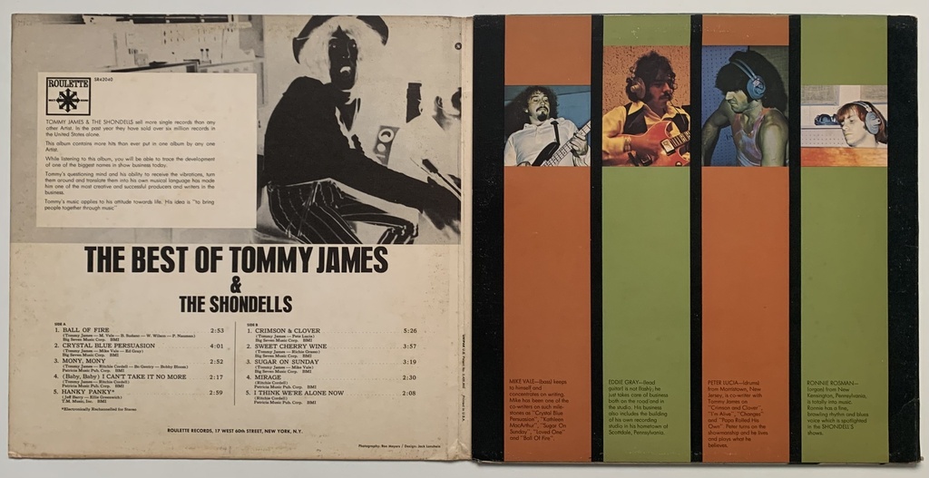 Tommy James & The Shondells - The Best of (LP usado)