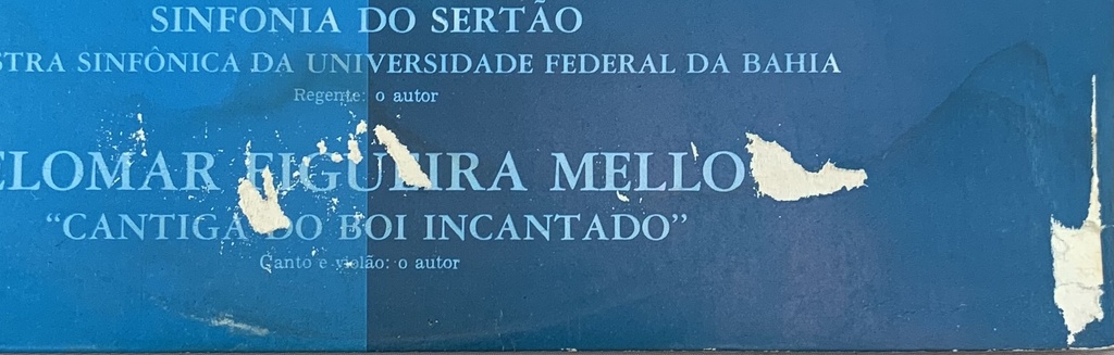 Ernst Widmer, Elomar Figueira Mello e Orquestra Sinfônica da Universidade Federal da Bahia - Sertania ( LP usado)
