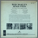 Rod McKuen with the Horizon Singers - Sings Folk (LP usado)