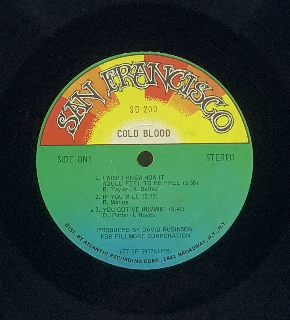 Cold Blood - Cold Blood (LP usado)