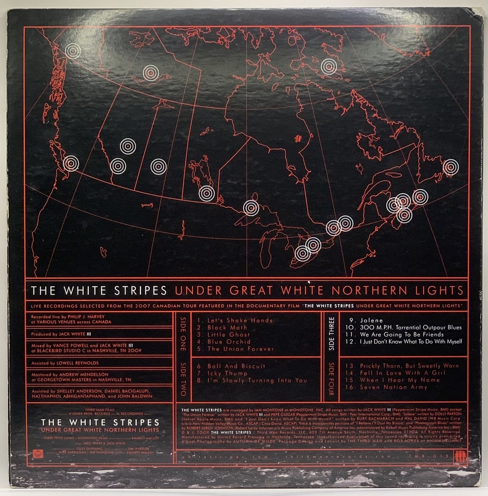 White Stripes, The - Under Great White Northern Lights (2 LP usado)