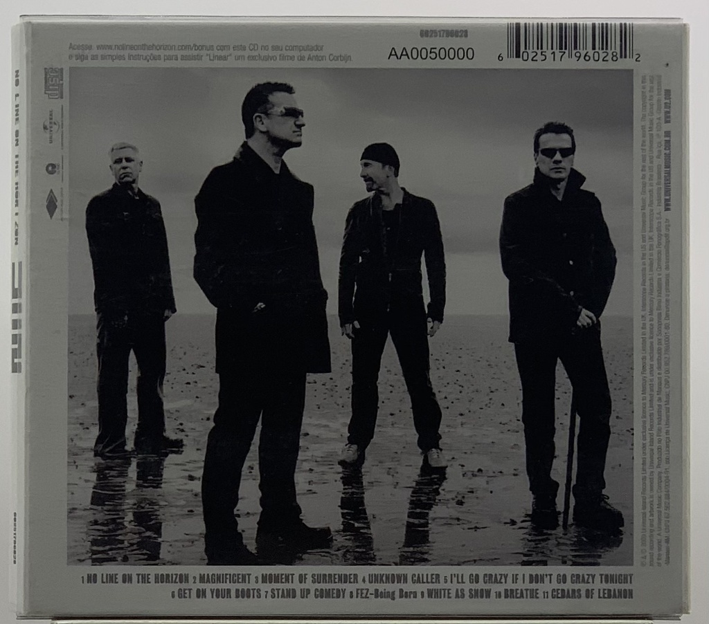 U2 - No Line on the Horizon (CD usado)