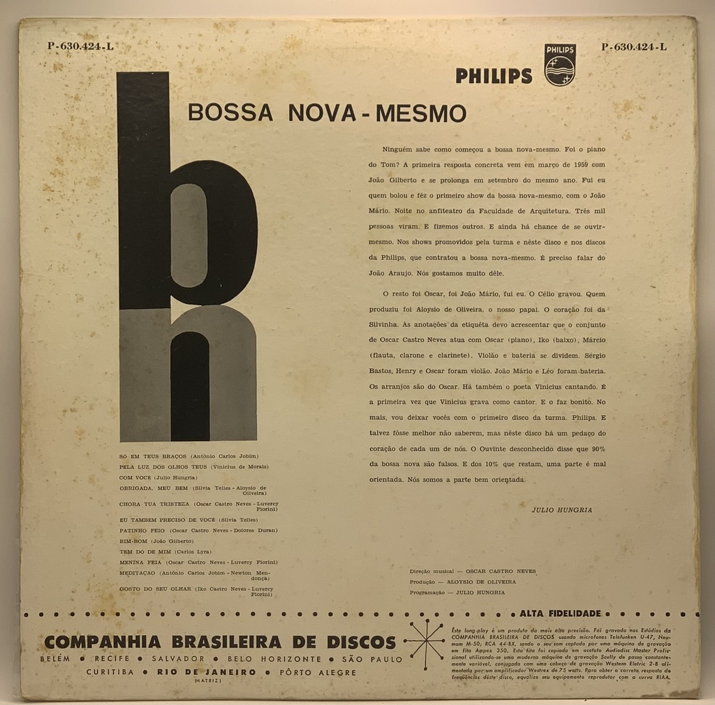 V/A – Bossa Nova Mesmo (LP usado)