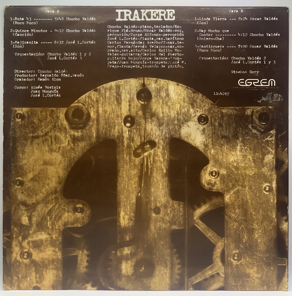 Irakere - Quince Minutos (LP usado)