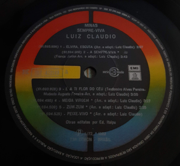 Minas Sempre-Viva : Pesquisa Histórica do Folclore Musical Mineiro / Luiz Cláudio (2LPs+Livro usado)