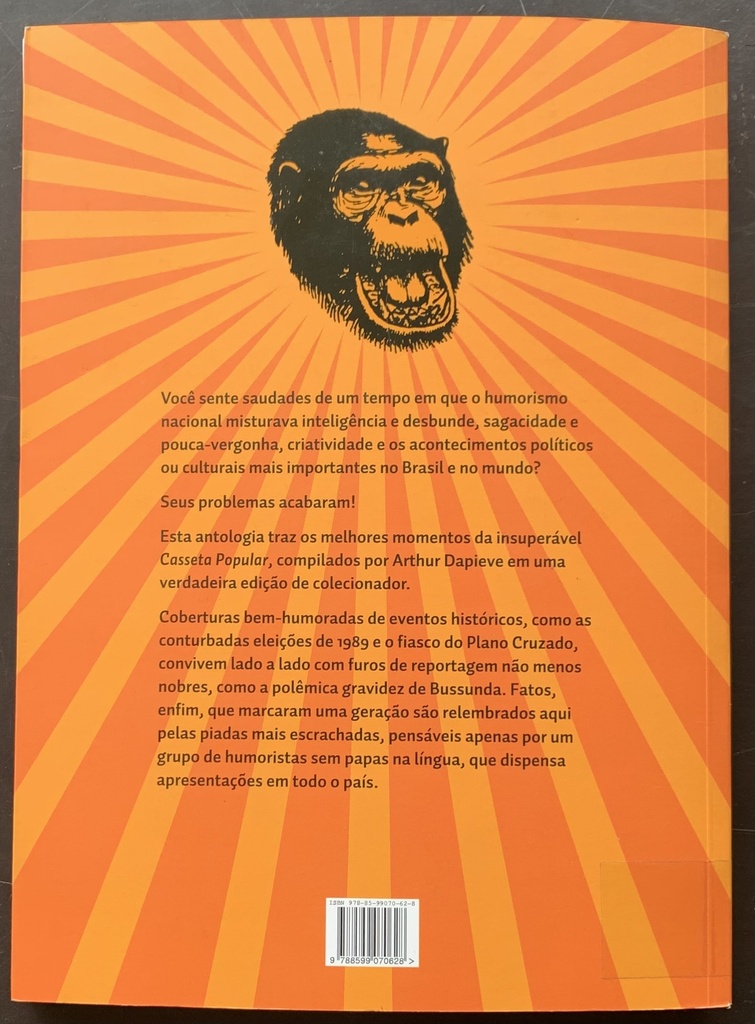 Antologia da Casseta Popular - [Org.] Arthur Dapieve (Livro semi-novo)