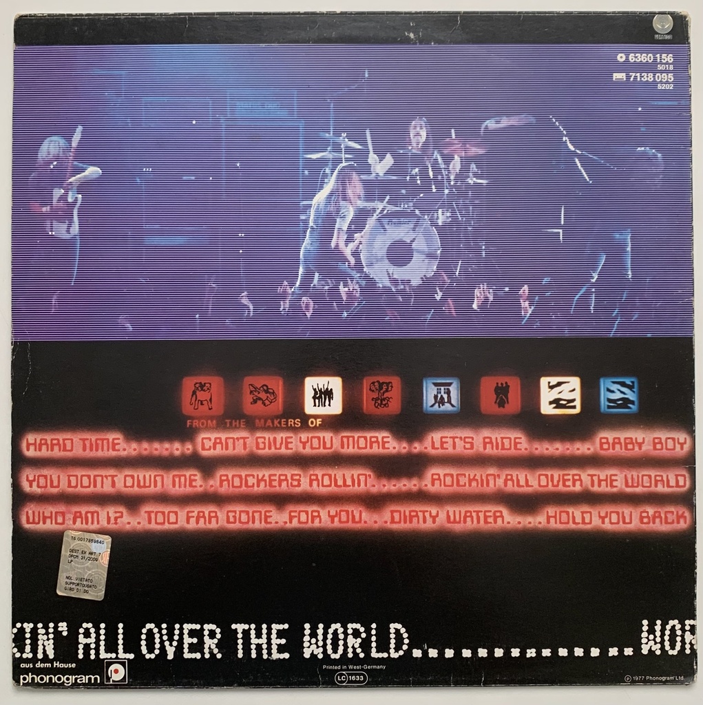 Status Quo – Rockin' all Over the World (LP)