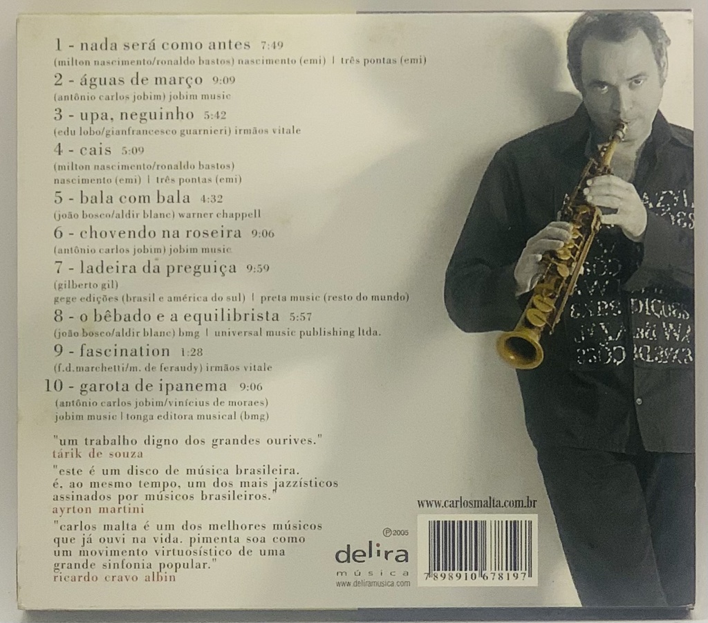 Carlos Malta - Pimenta (CD usado)