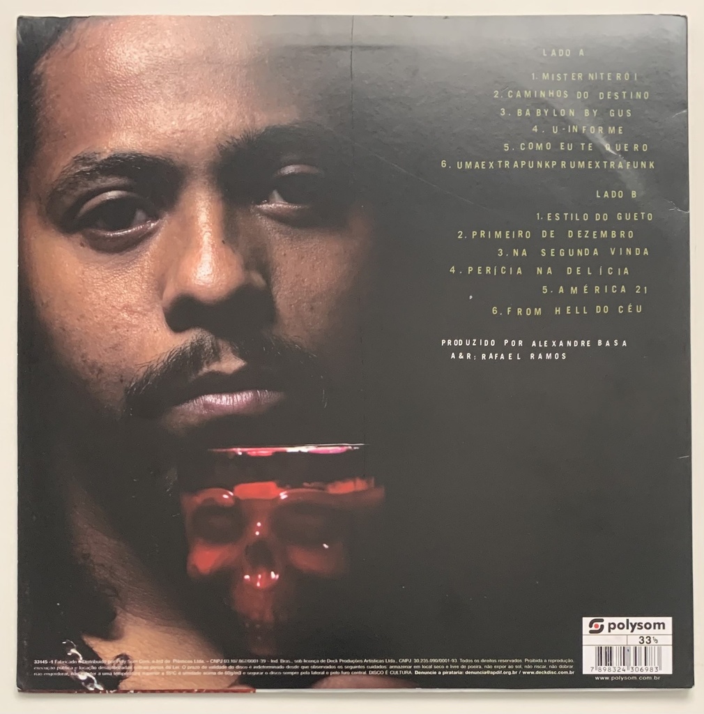 Black Alien - Babylon By Gus - Volume 1 / O Ano do Macaco (LP semi novo)