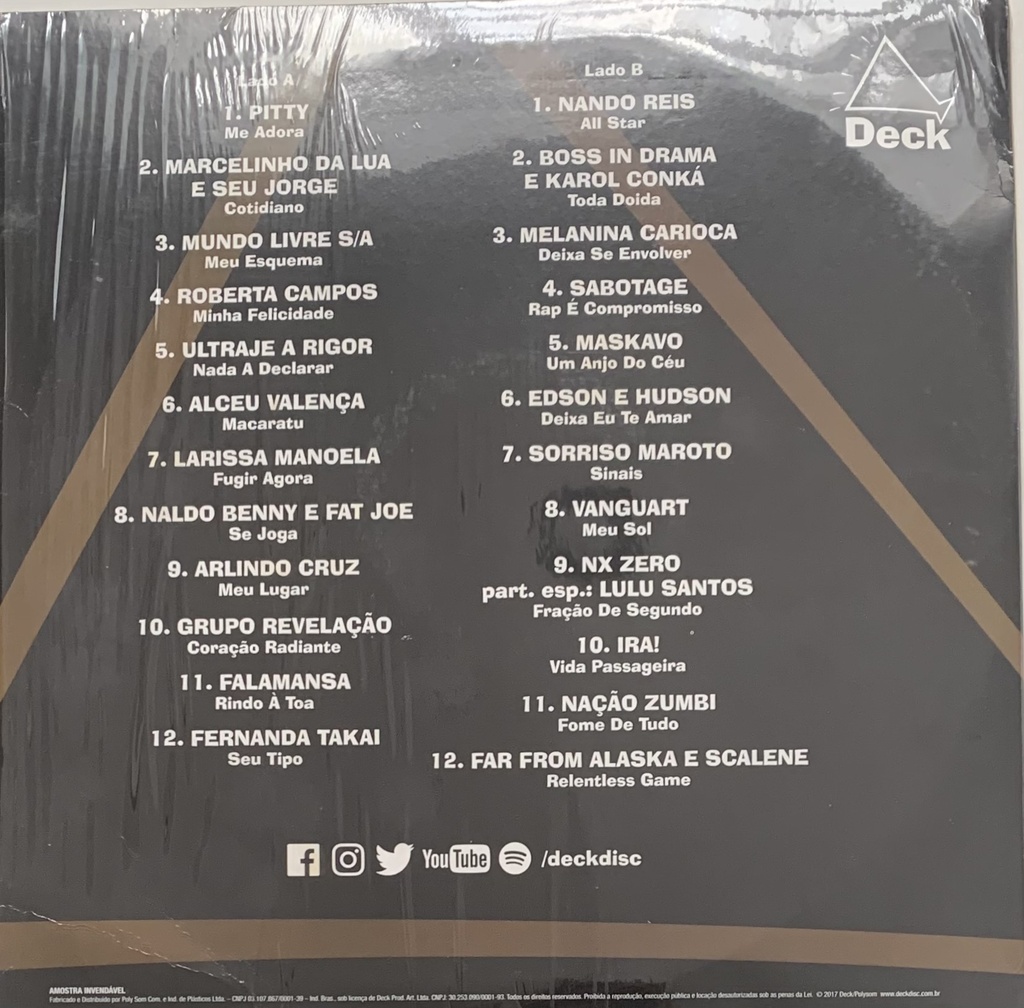 V/A - Deck - Tudo Pela Música (LP usado)