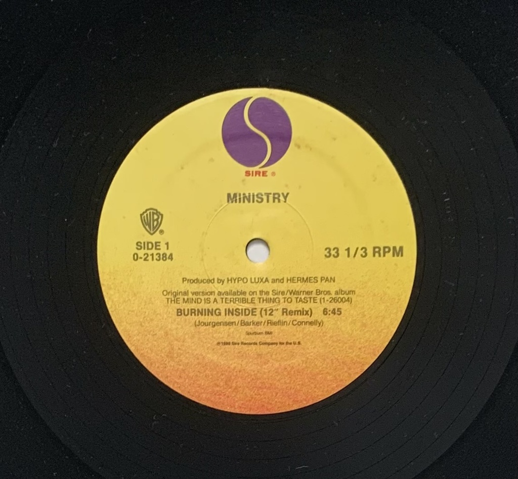 Ministry - Burning Inside (Vinil 7" Mix)