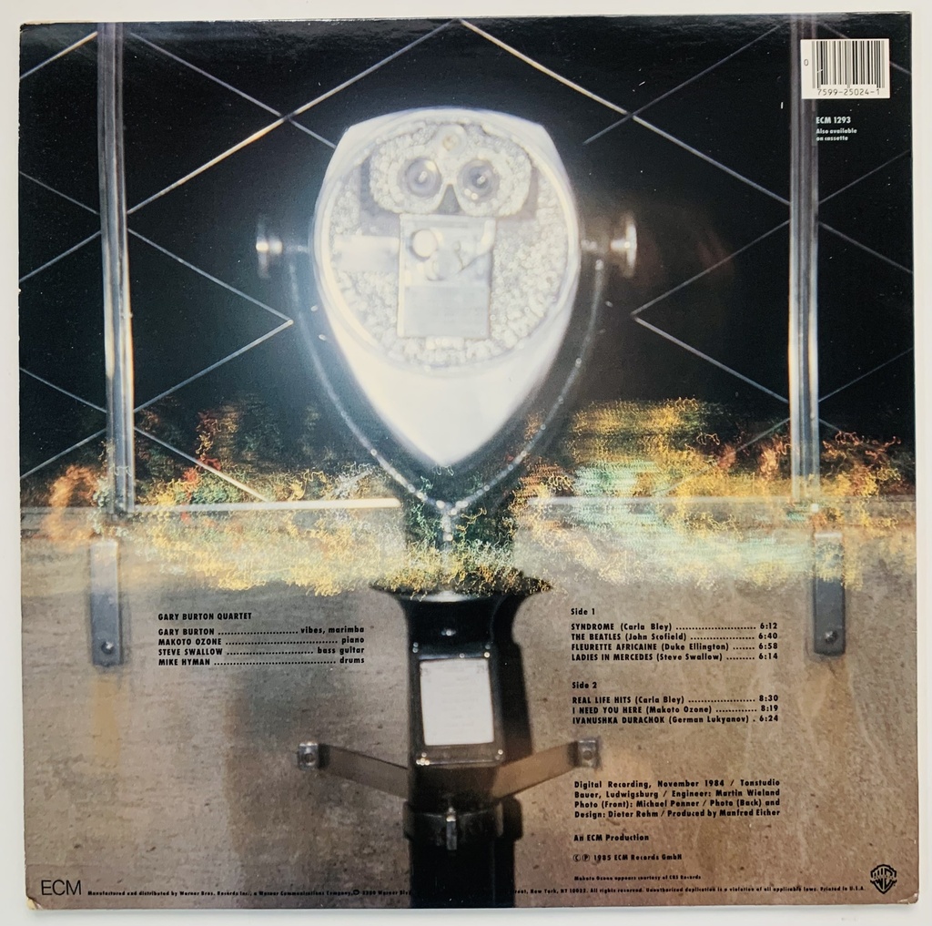 Gary Burton Quartet - Real Life Hits (LP usado)