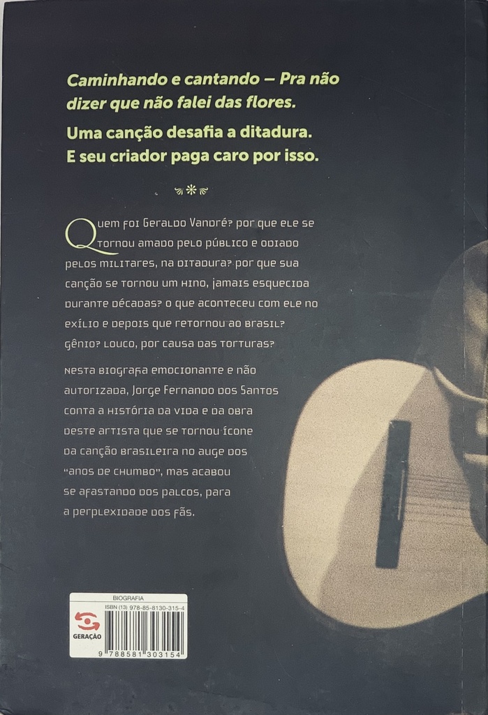 Vandré: O Homem que Disse Não (Livro usado)