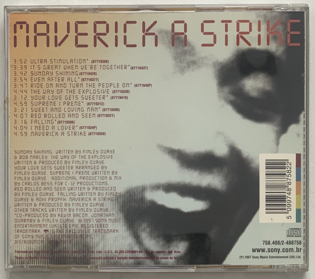 Finley Quaye – Maverick a Strike (CD usado)