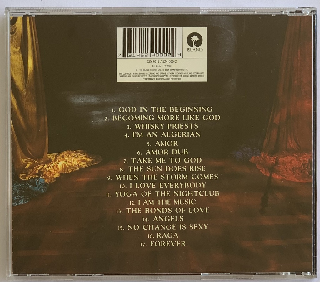 Jah Wobble's Invaders of the Heart – Take Me to God (CD usado)