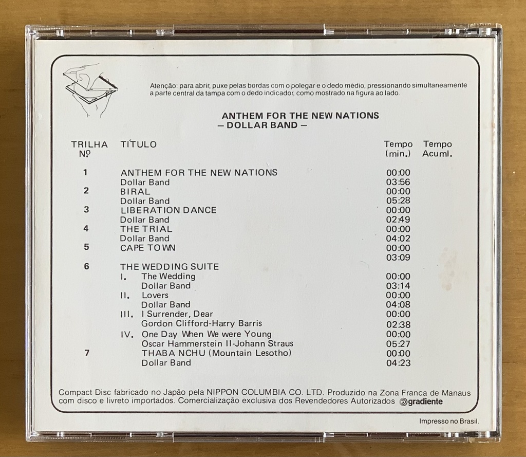 Dollar Brand - Anthem for the New Nations (CD usado)