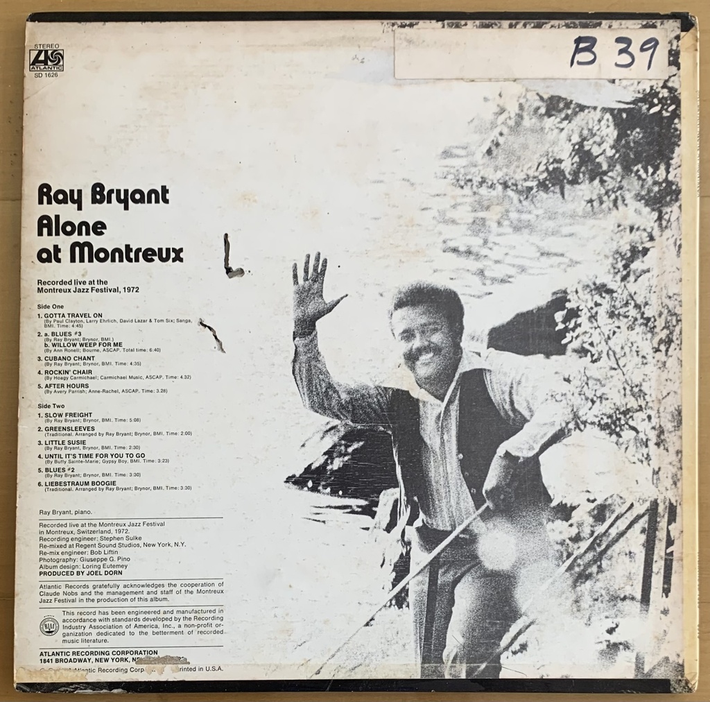 Ray Briant - Alone at Montreux (LP usado)