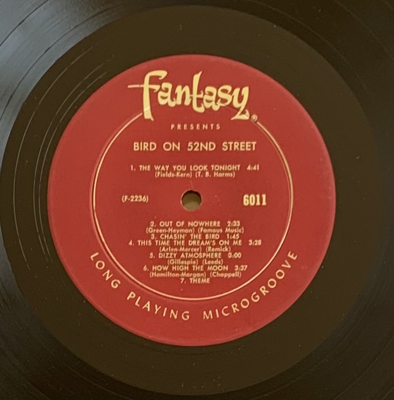 Charlie Parker - Bird on 52nd Street (LP usado)