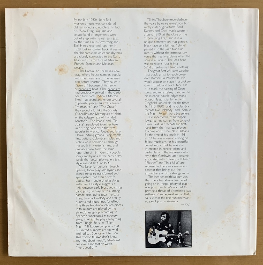 Ry Cooder - Jazz (LP usado)