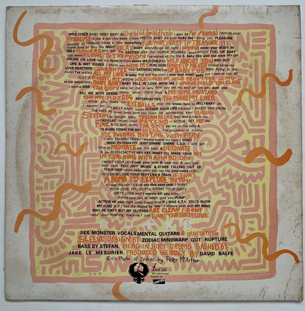 Zodiac Mindwarp & The Love Reaction - Wild Child (Vinil EP 12"usado)