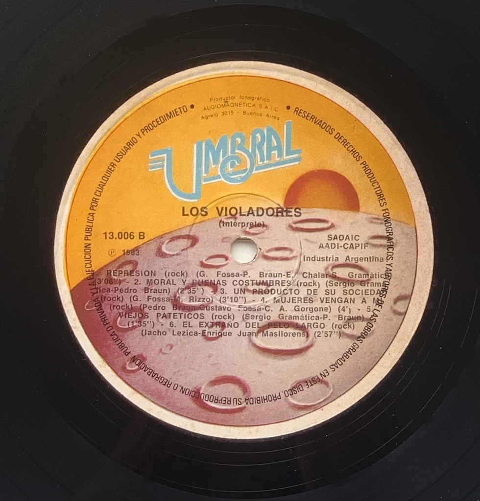 Violadores,Los - Los Violadores (LP usado)