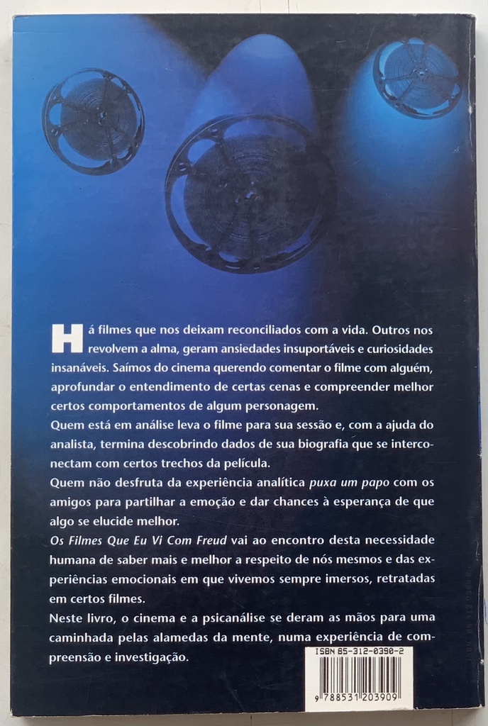 Os Filmes Que Eu Vi Com Freud - Waldemar Zusman (Livro usado)