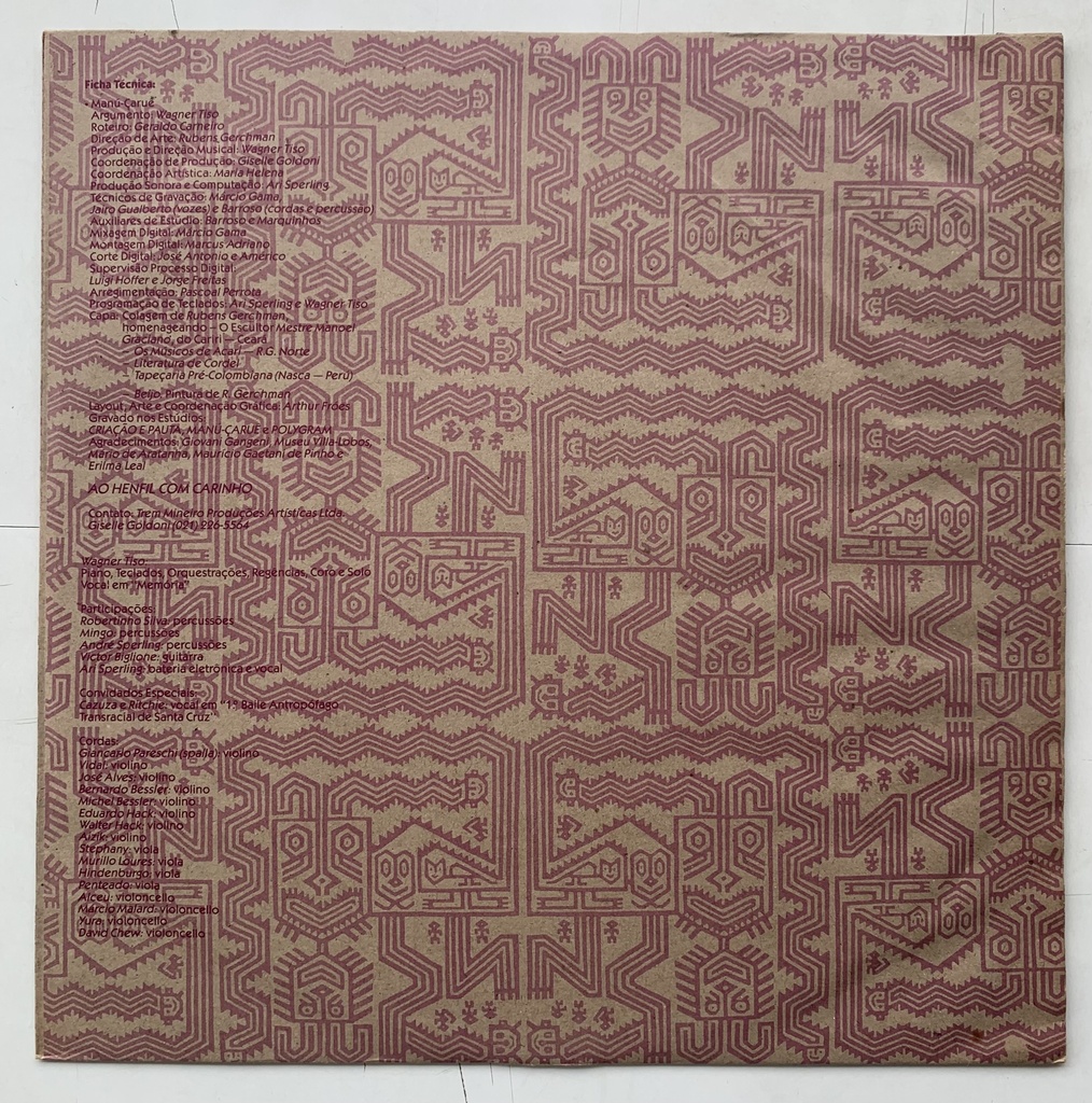 Wagner Tiso – Manú Çaruê / Uma Aventura Holística (LP usado)