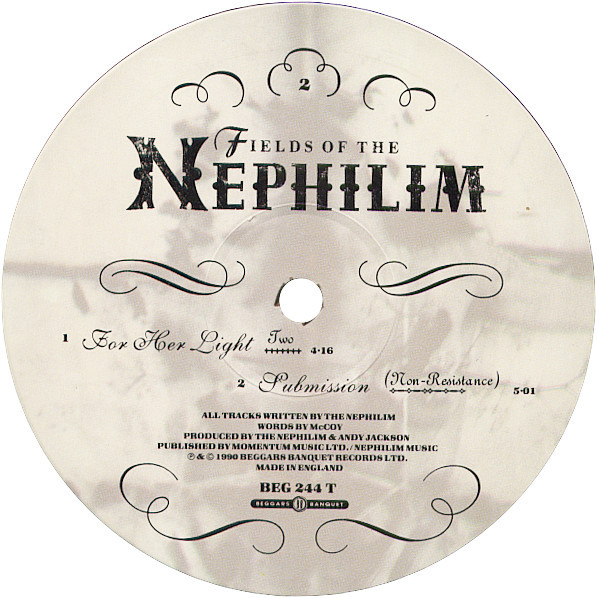Fields of the Nephilim - For Her Light Two (Vinil 12" usado)