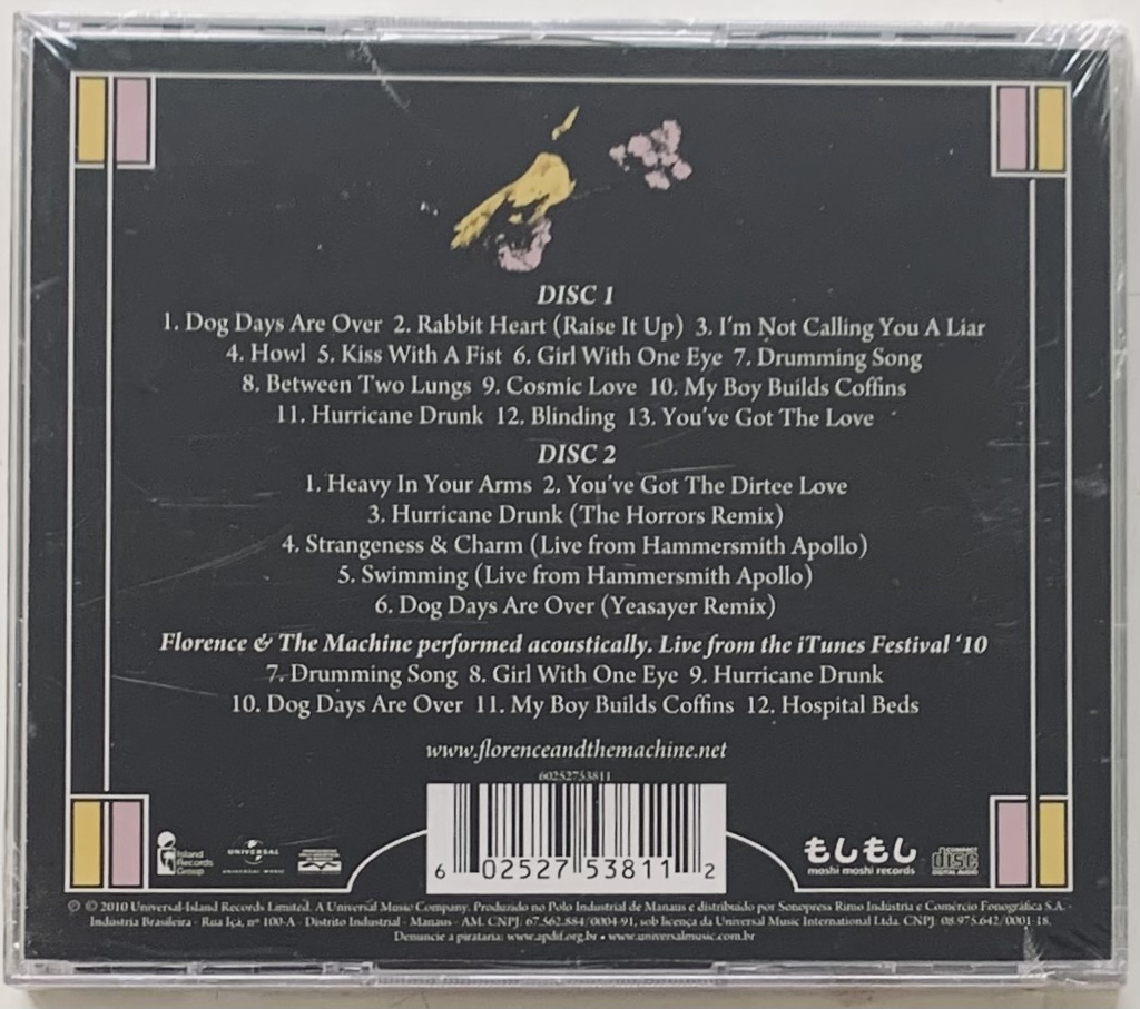 Florence + The Machine - Between Two Lungs (2CDs novo)