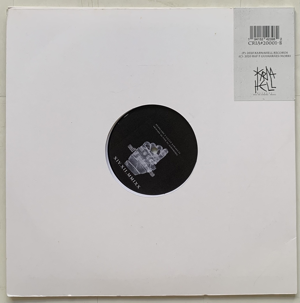 Raf F. Guimarães + Morri - Gravado ao Vivo na Audio Rebel XIV.XII.MMIXX (LP novo)