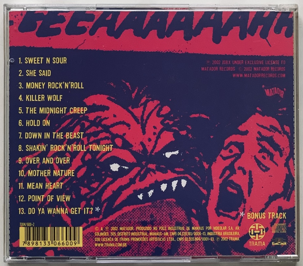 Jon Spencer Blues Explosion,The - Plastic Fang (CD usado)
