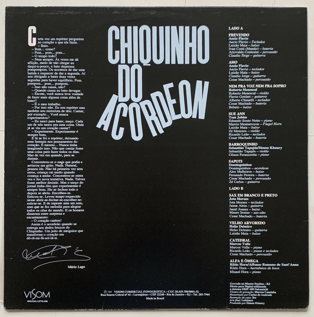 Chiquinho do Acordeon – Chiquinho do Acordeon (LP usado)