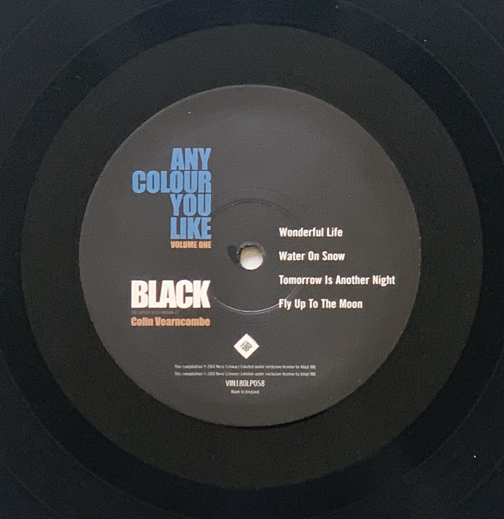 Black [Colin Vearncombe] - Any Colour You Like Volume One (LP usado)