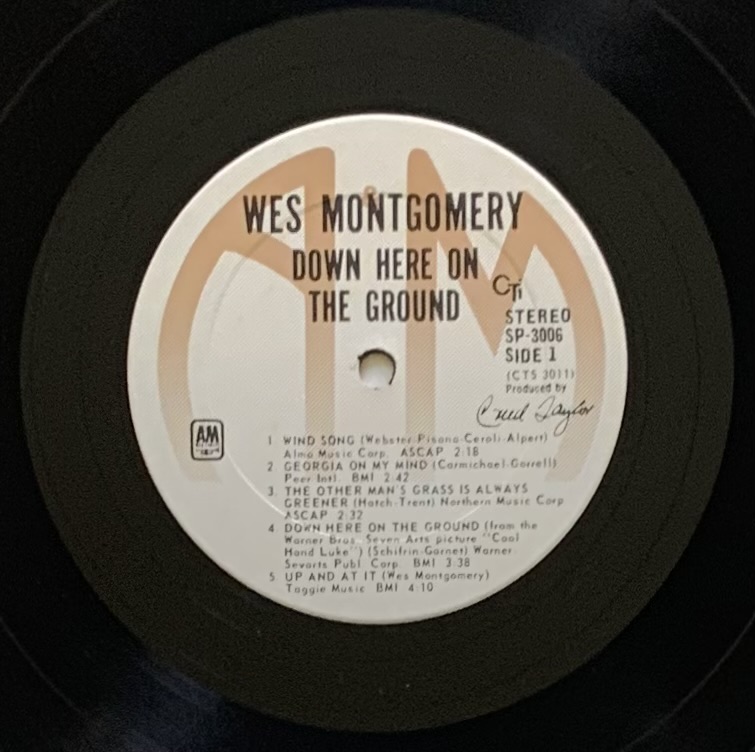 Wes Montgomery - Down Here On The Ground (LP usado)