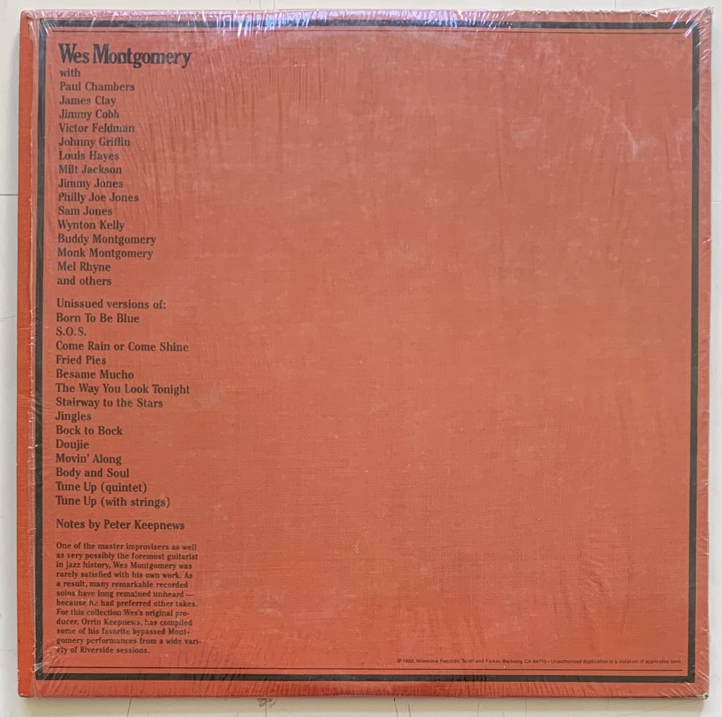 Wes Montgomery - The Alternative Wes Montgomery (LP usado)