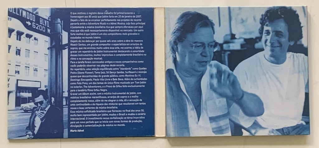 Mario Adnet - Jobim Jazz (CD usado)