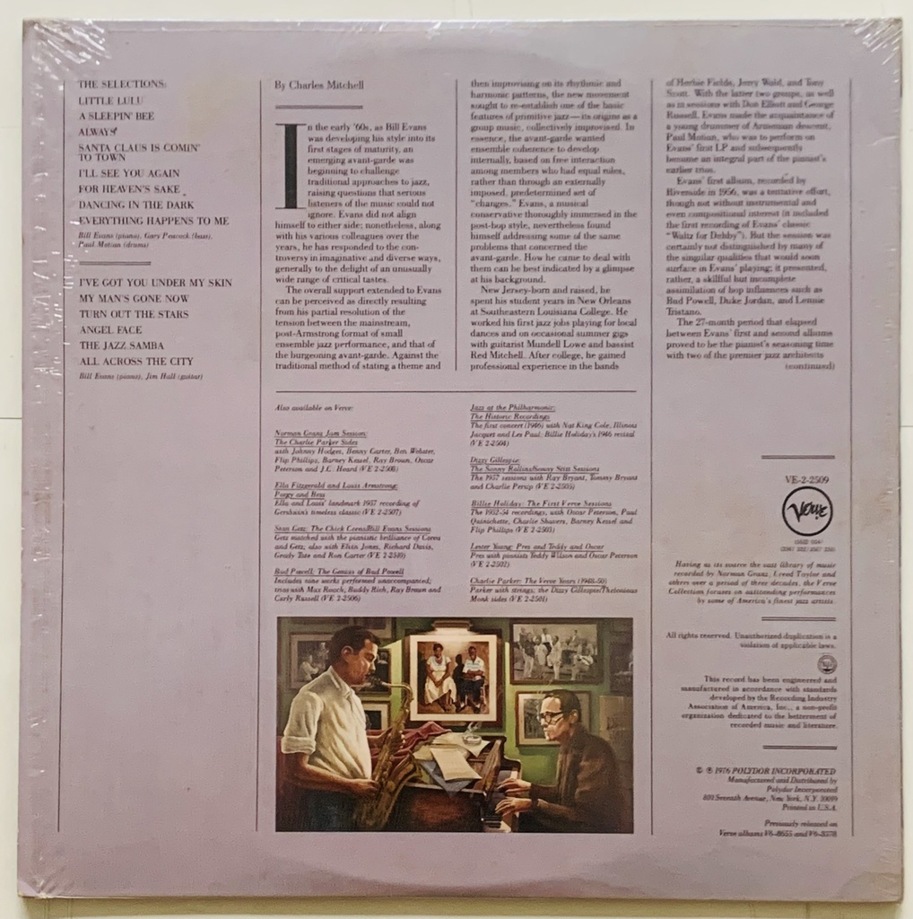 Bill Evans - Trio [Motian, Peacock], Duo [Hall] (2LPs usado)