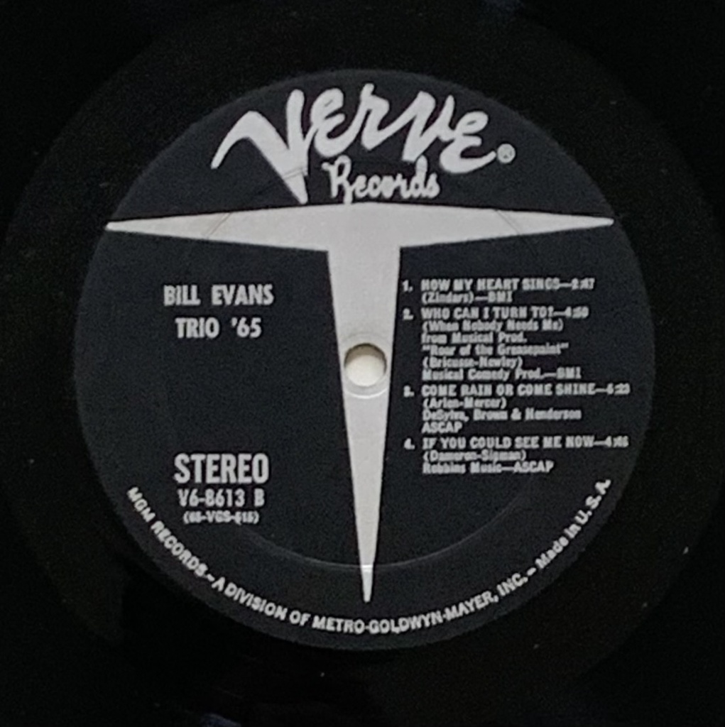 Bill Evans Trio - Trio '65 (LP usado)