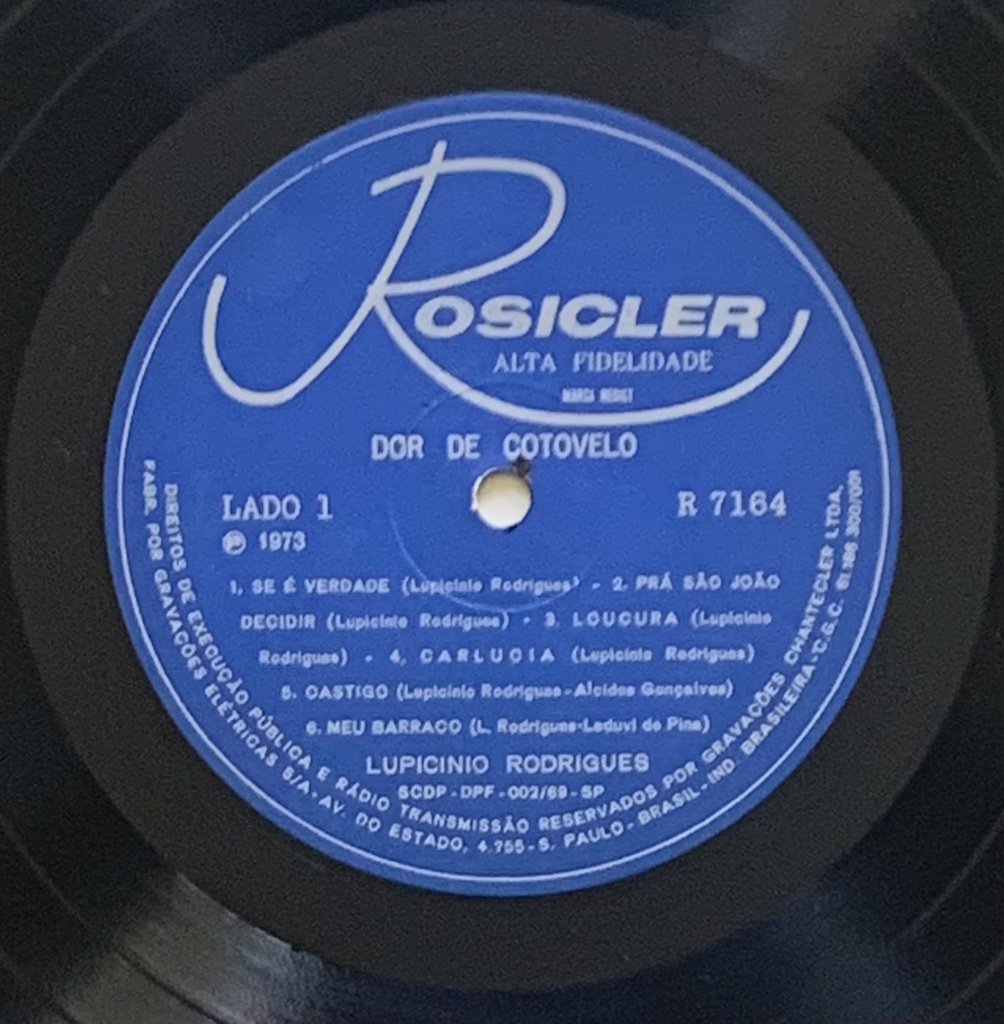 Lupicinio Rodrigues - Dor de Cotovelo (LP usado)
