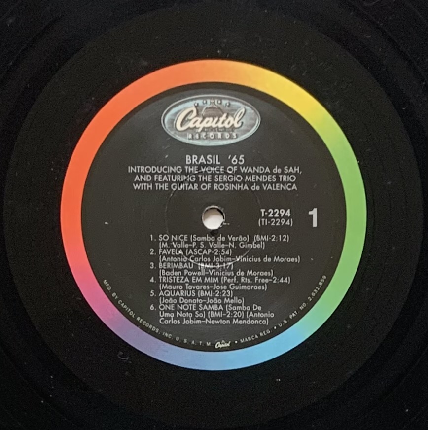 Sergio Mendes Trio introducing Wanda de Sah with Rosinha de Valença - Brasil '65 (LP usado)
