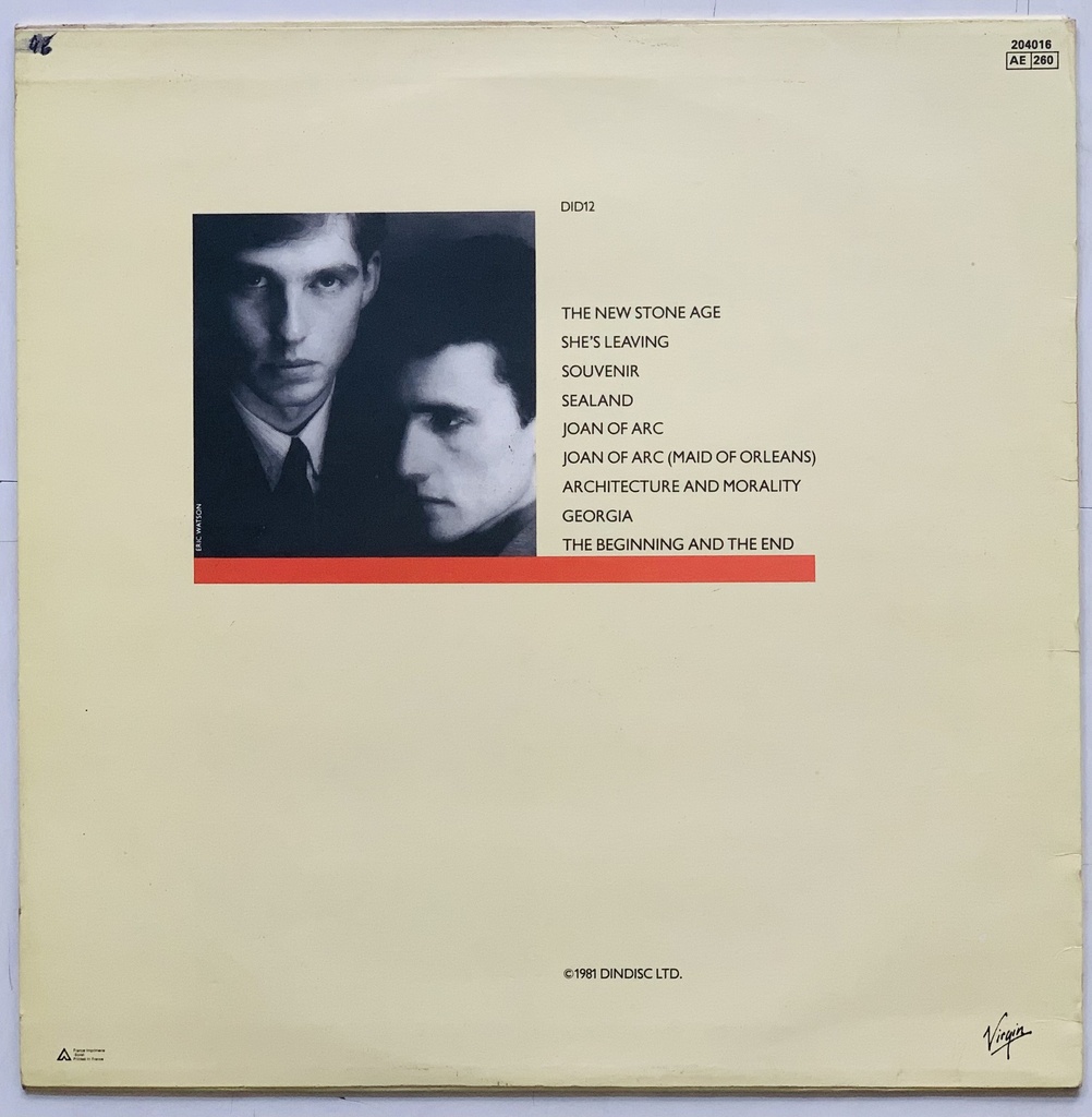 Orchestral Manoeuvres in the Dark - Architecture & Morality (LP usado)