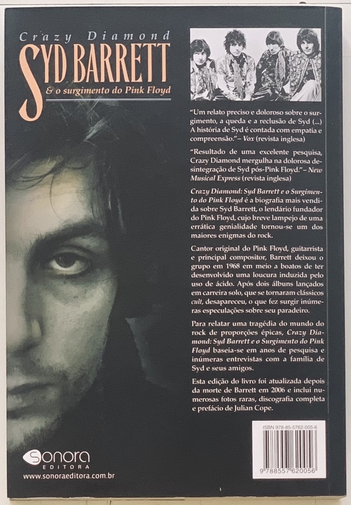 Crazy Diamond Syd Barrett e o Surgimento do Pink Floyd (Livro usado)