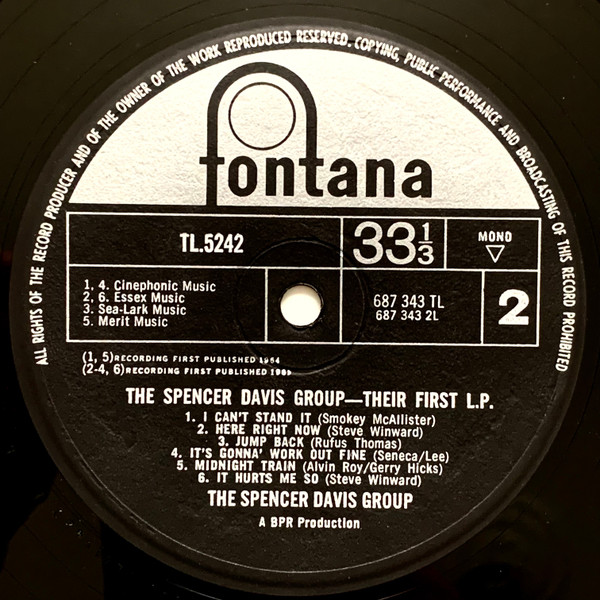 Spencer Davis Group,The - Their First LP