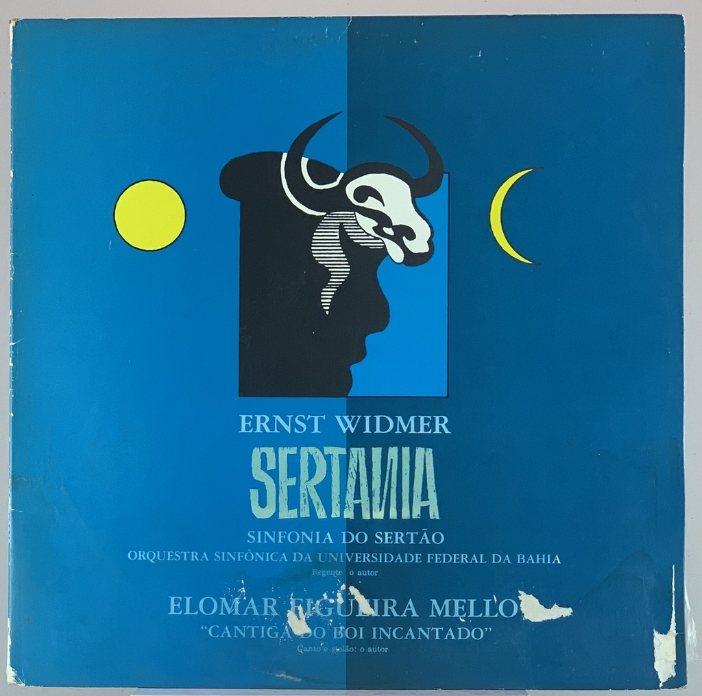 Ernst Widmer, Elomar Figueira Mello e Orquestra Sinfônica da Universidade Federal da Bahia - Sertania ( LP usado)