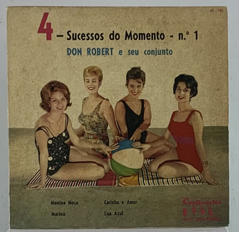 Don Robert - 4 Sucessos do Momento nº1(Vinil 7" EP usado)