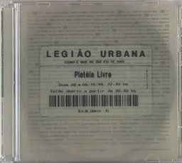 Legião Urbana - Como é que se diz Eu te Amo (2CD usado)