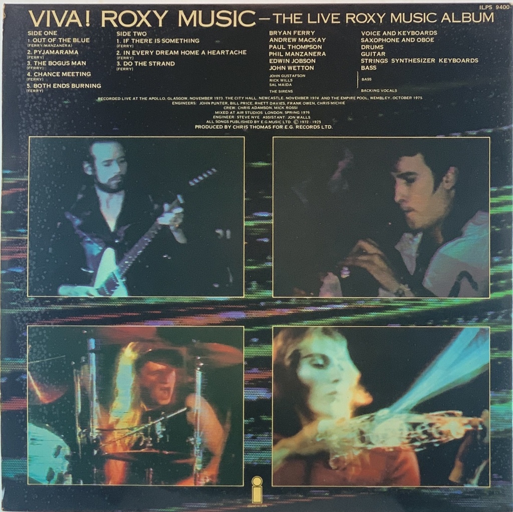 Roxy Music - Viva ! Roxy Music (LP usado)