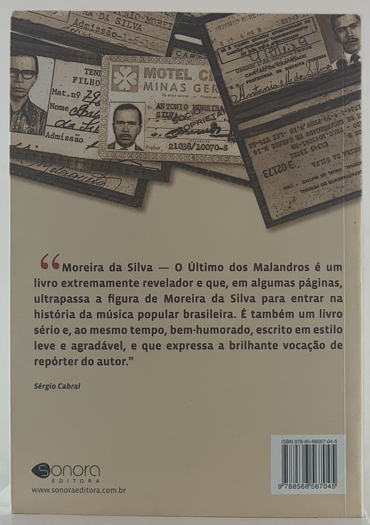 Moreira da Silva - O Último dos Maladros - Alexandre Augusto (livro novo)